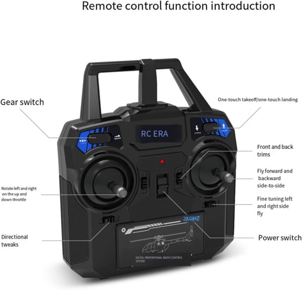 EC135 C187 Remote Controlled Heli Aircraft Plane RC Helicopter add Optical Flow Positioning Single Rotor No Ailerons 6-Axis Gyroscope Altitude Hovering Aerobatics for Adults Beginners - Image 8