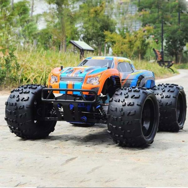 Nitro Powered Car 1/8 RC Truck Hobby Grade Racing Car for Adult 20.5IN 26CXP Nitro Engine RC Rock Crawler Remote Control Buggy Nitrogen Drive 4WD 90KM/H Metal Chassis Gas 125CC - Image 8