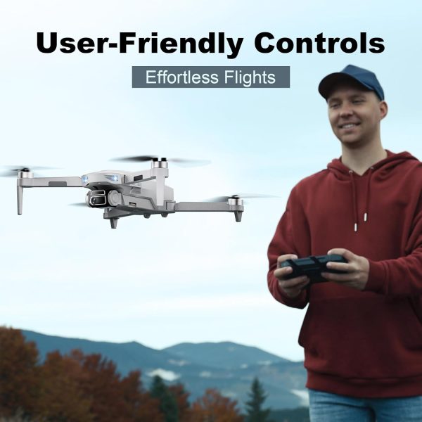 Drone with Camera for Adults Beginner 4K,52-Min Max Flight Time,10000 Feet Control Range,249g Foldable FPV RC Quadcopter,Smart Return Home,5G Transmission,Brushless Motor, Wind Resistance(White) - Image 9