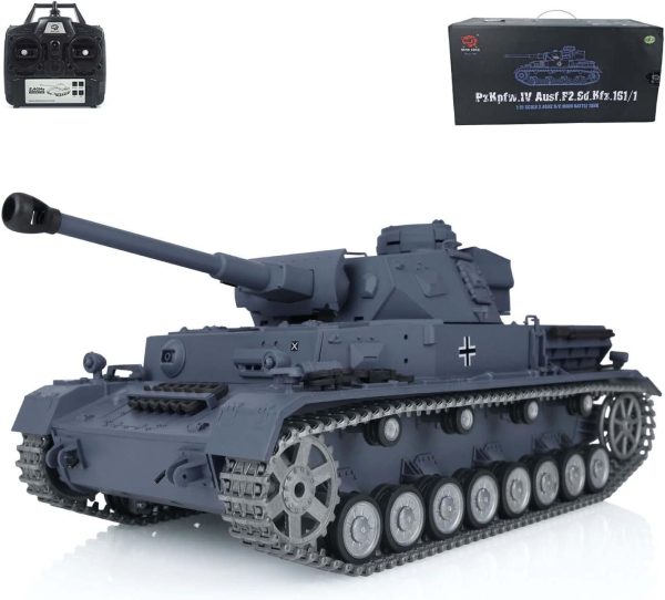 Toucan RC Hobby Henglong 1/16 7.0 Customized Panzer IV F2 RTR RC Tank 3859 Metal Tracks Wheels - Image 2