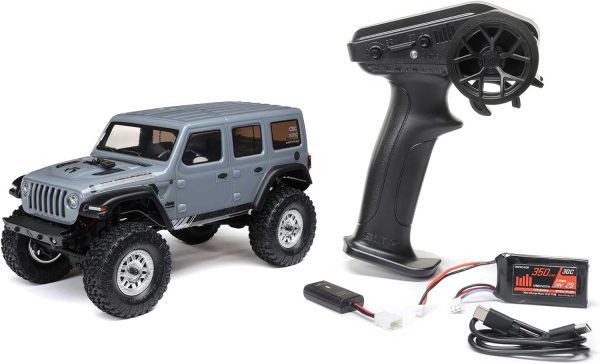 Axial RC Truck SCX24 2019 Jeep Wrangler JLU CRC, Gray: 1/24 4WD RTR (Battery and Charger Included), AXI00002V3T3 - Image 3