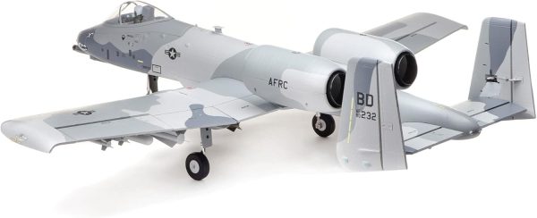 E-flite RC Airplane A-10 Thunderbolt II Twin 64mm EDF BNF Basic Transmitter Battery and Charger Not Included with AS3X and Safe Select EFL011500 - Image 8