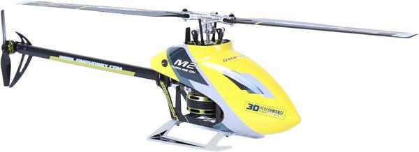 OMPHOBBY M2 EVO MK2 RC Helicopter for Adults Dual Brushless Motors Direct-Drive 6 Channel RC Helicopters Outdoor, Superior 3D Remote Control Plane Gifts Newly Upgraded Mini Drone PNP Yellow - Image 2