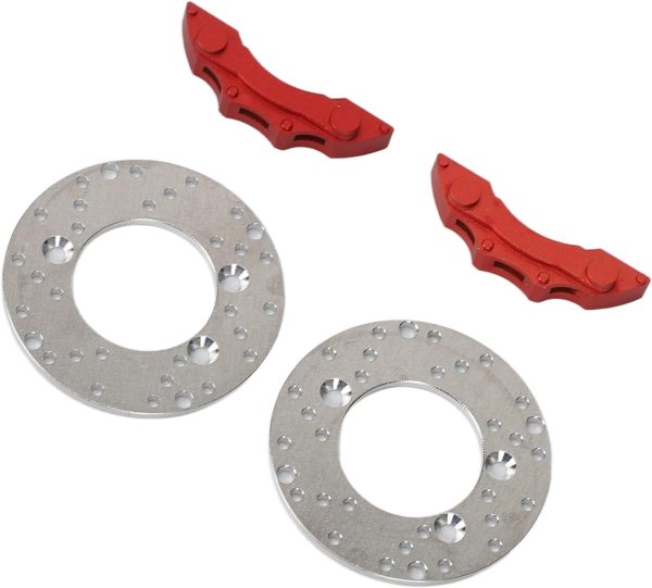 RC Aluminum Disc Brake Caliper Set 1.4in High Simulation RC Brake Disc with Screws, Direct Replacement for Traxxas 1/10 RC Cars - Image 9