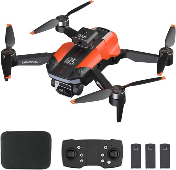 GoolRC GPS Drone with 8K Dual Camera for Adults, 60 Mins Flight with 3 Batteries, Foldable Brushless Motor FPV RC Quadcopter with Carrying Case, Obstacle Avoidance, Auto Return, Optical Flow, Headless Mode, Waypoint Fly - Image 2