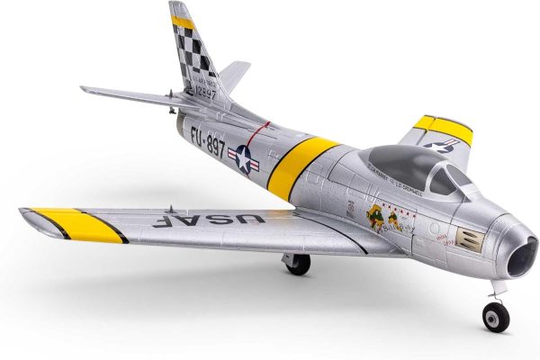 E-flite RC Airplane UMX F-86 Sabre 30mm EDF BNF Basic Transmitter Battery and Charger Not Included EFLU7050 - Image 6