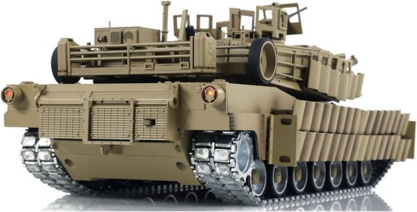 TOUCAN RC HOBBY TD 1/16 RC Military Tank Abrams M1A2 SEP TUSK II Ugrade Wheel Tracks IR BB Model - Image 10