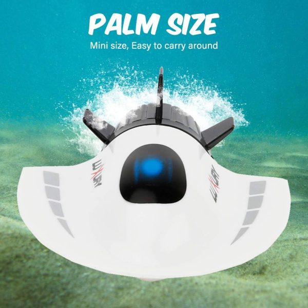 GoolRC Mini RC Submarine Boat, Remote Control Waterproof Diving Toy for Kids (White) - Image 7