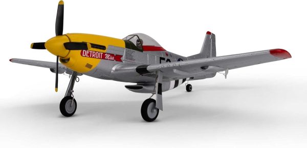 E-flite RC Airplane UMX P-51D Detroit Miss BNF BasicTransmitter Battery and Charger Not Included EFLU7350 - Image 9