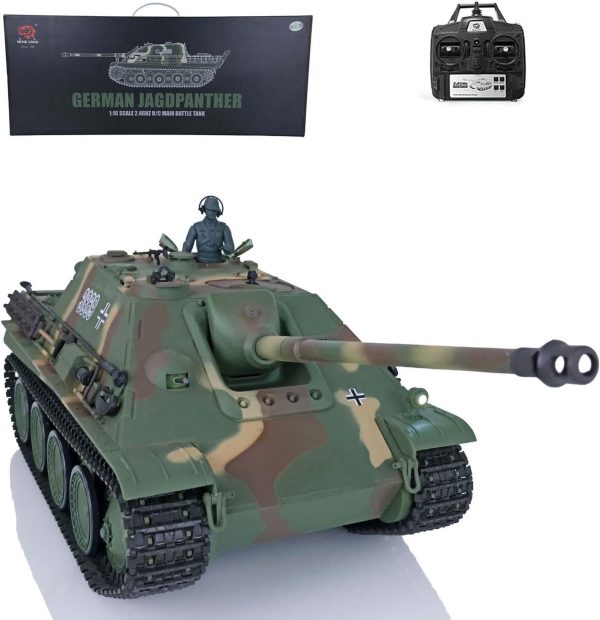 TOUCAN RC HOBBY 2.4G Henglong 1/16 Scale 7.0 Plastic Ver Jadpanther RTR RC Tank Model 3869 (3869 Plastic Version) - Image 2