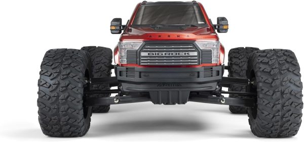 ARRMA RC Truck Big Rock 6S 4WD BLX 1/7 Monster Truck RTR (Battery and Charger Not Included) Red, ARA7612T2 - Image 10