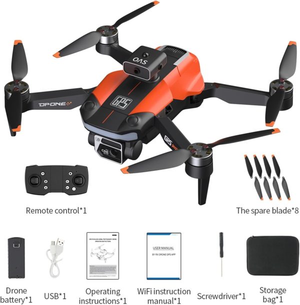 GoolRC GPS Drone with 8K Dual Camera for Adults, 60 Mins Flight with 3 Batteries, Foldable Brushless Motor FPV RC Quadcopter with Carrying Case, Obstacle Avoidance, Auto Return, Optical Flow, Headless Mode, Waypoint Fly - Image 3