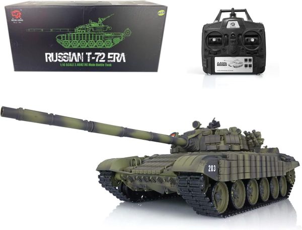 TOUCAN RC HOBBY Heng Long T72 1/16 RC Battle Tank 7.0 Mainboard Plastic 3939 RTR Tank Model - Image 2