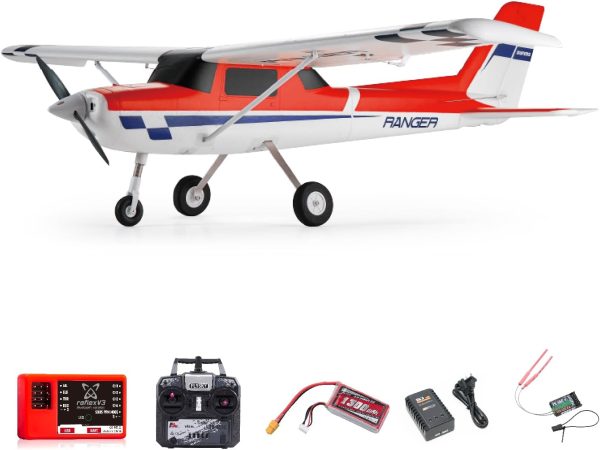 Fms Rc Planes for Beginner 1220mm Ranger Reflex V3 Red Remote Control Airplane Hobby Rc Airplanes for Adults RTF (Include Control, Battery,Charger,) - Image 2