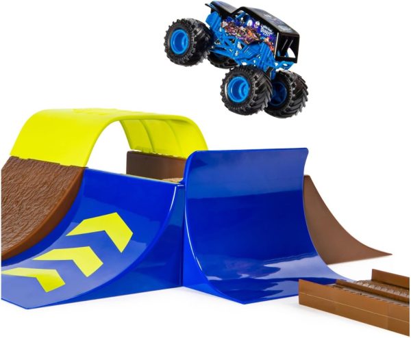 Monster Jam, Champ Ramp Freestyle Playset with Exclusive Son-uva Digger Monster Truck, 1:64 Scale Die-Cast, Kids Toys for Boys and Girls Ages 4-6 and Up - Image 4