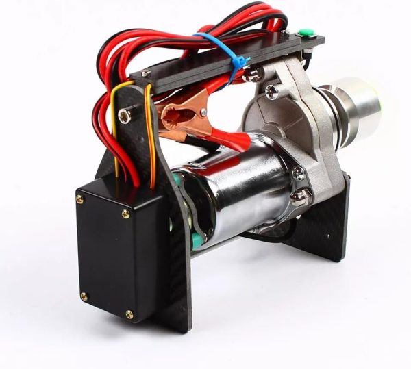 Strong Terminator Power Engine Starter for 15-80cc Gasoliine Engine RC Airplane Helicopter 12v-18v 40A RC Engine Starter Easy Control Carbon Fiber 36mm 6:1 Gear - Image 8