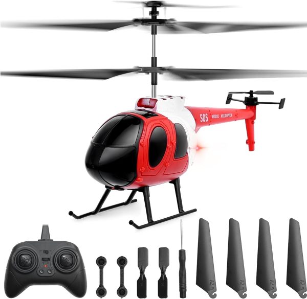 RC Helicopter, 2.4Ghz 3 Channels Remote Control Helicopter for Kids Boys Girl Children - Image 2