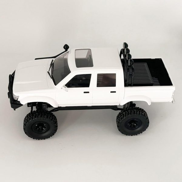 WPL C64-1 RC Crawler 1/16 Scale RC Truck Off Road RC Rock Crawler 4x4 Remote Control Pickup All Terrain RTR 260 Motor Upgraded Chassis Proportional Control 2.4GHz Axle Mounted Servo Adult - Image 9