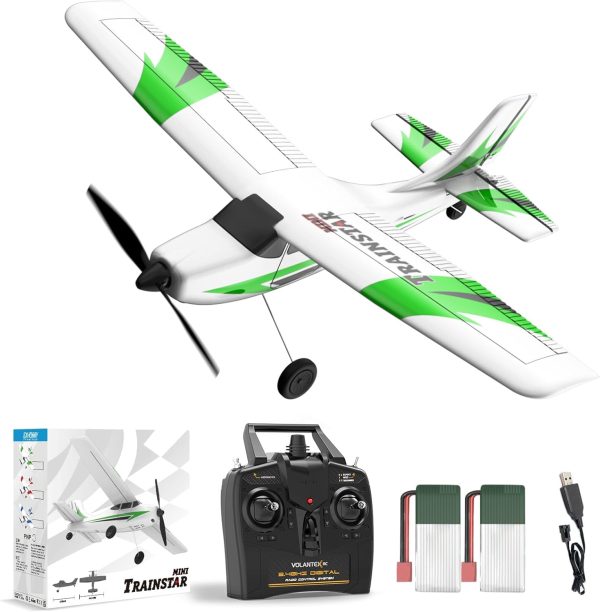 Upgraded RC Plane for Beginners & Adults, 3-Channel Remote Control Airplane with Xpilot Gyro Stabilization, 250mAh Battery, Carbon Fiber Wings, One-Key Return, Propeller Saver, Ready to Fly - Image 2