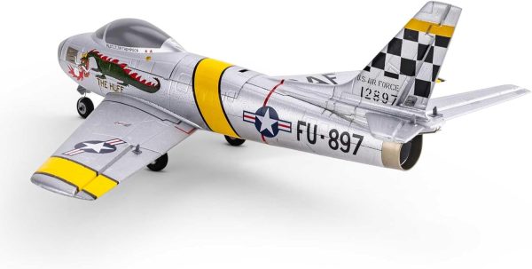 E-flite RC Airplane UMX F-86 Sabre 30mm EDF BNF Basic Transmitter Battery and Charger Not Included EFLU7050 - Image 10