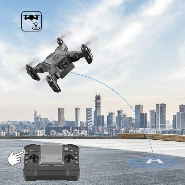 Foldable Mini Drone for Kids Toys,V2 Nano Pocket RC Quadcopter for Beginners Gift,with 3 Batteries,Altitude Hold, Headless Mode,3D Flips, One Key Return,3 Speed Modes,Easy Fly - Image 6