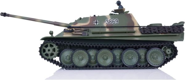 TOUCAN RC HOBBY 2.4G Henglong 1/16 Scale 7.0 Plastic Ver Jadpanther RTR RC Tank Model 3869 (3869 Plastic Version) - Image 6