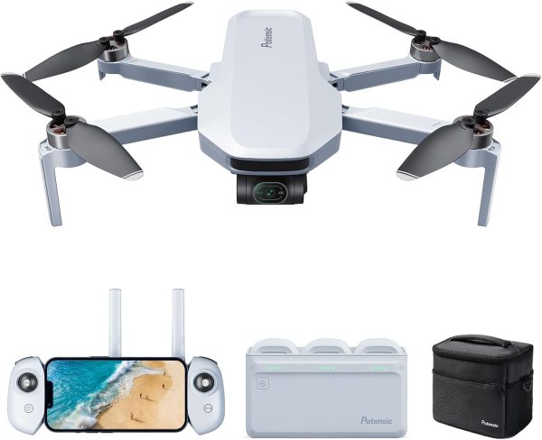 Potensic ATOM 3-Axis Gimbal 4K GPS Drone, Under 249g, 96 Mins Flight, Max 6KM Transmission, Visual Tracking, 4K/30FPS QuickShots, Lightweight for Adults and Beginners, Fly More Combo - Image 2