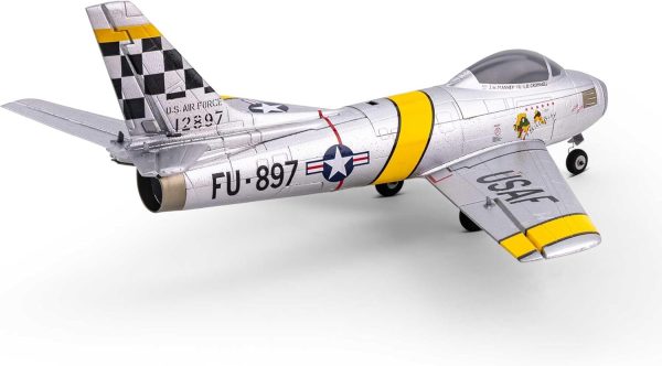 E-flite RC Airplane UMX F-86 Sabre 30mm EDF BNF Basic Transmitter Battery and Charger Not Included EFLU7050 - Image 8