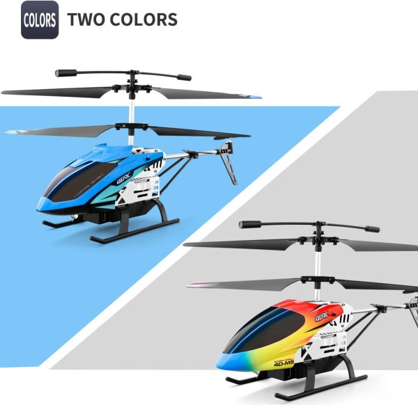 DRONEEYE M5 Remote Control Helicopter for Kids,Altitude Hold 2.4GHz RC Aircraft with Gyro for Beginner Hobby Toys,30 Min Play,Indoor Flying with 3.5 Channel,LED Light,High,Low Speed - Image 7