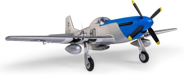 E-flite RC Airplane P-51D Mustang 1.2m BNF Basic (Transmitter, Battery and Charger Not Included) with AS3X and Safe Select “Cripes A’Mighty 3rd”, EFL089500 - Image 9