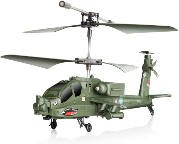 POCO DIVO Apache AH-64 Helicopter RC Flight Infrared 3CH AH64 S109 Gyro Military Aircraft Model S109G - Image 3