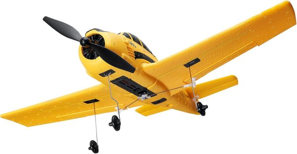 VEVOR RC Plane, 2.4GHZ 4 Channel RC Airplane with 6-Axis Gyro Stabilizer&2 Batteries, Ready to Fly T28 Trainer Aircraft Plane Toy, RC Glider for Adults Kids Beginners Boys Birthday/Xmas Child Gift - Image 10