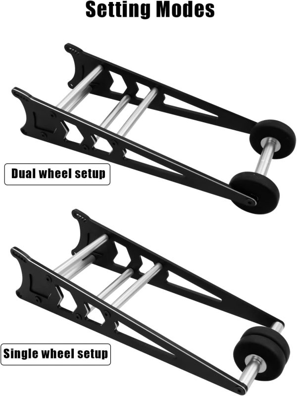 Adjustable Wheelie Bar Kit Fits for Traxxas 1/10 Slash 2WD Rustler Bandit Aluminum Alloy Wheel Head up Assembly RC Upgrade Parts - Image 4