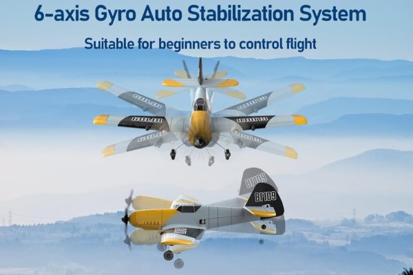 RC Plane 3 Channel BF-1092.4GHz 6-axis Gyro Stabilizer RTF Glider with 3 Batteries,Suitable for Adults & Kids Learning to Fly,Easy to Fly,Z61 - Image 5