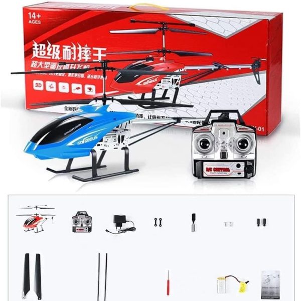 Large Fall Resistant Rc Helicopter 3.5 Channels Remote Control Helicopter Toys Gift with LED Light Night - Image 7