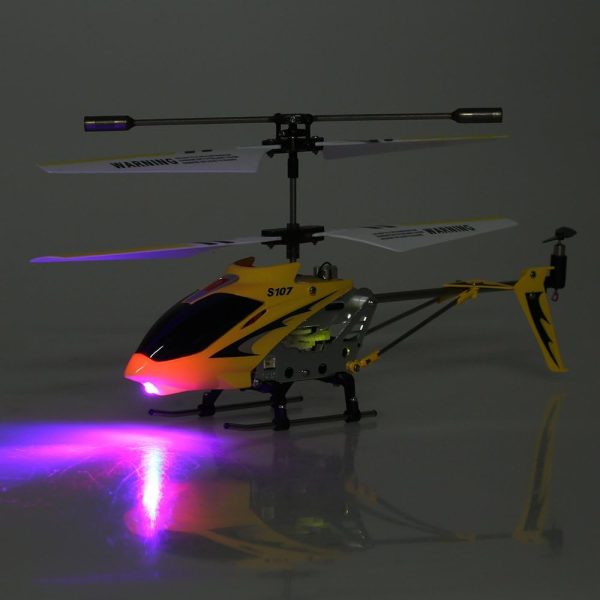 Syma S107/S107G 3 Channel RC Heli with Gyro - Yellow - Image 3