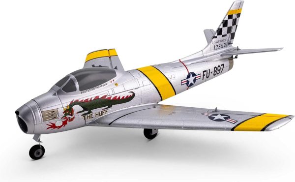 E-flite RC Airplane UMX F-86 Sabre 30mm EDF BNF Basic Transmitter Battery and Charger Not Included EFLU7050 - Image 2