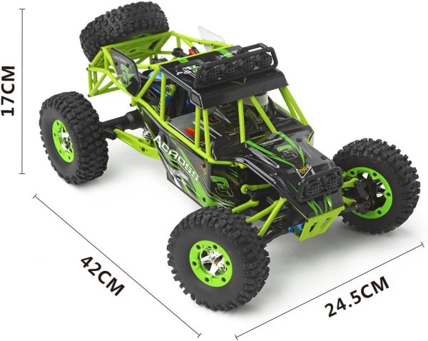 WLtoys RC Cars 1/12 Scale 2.4G 4WD High Speed Electric All Terrain Off-Road Rock Crawler Climbing Buggy RTR for Kids and Adults - Image 8