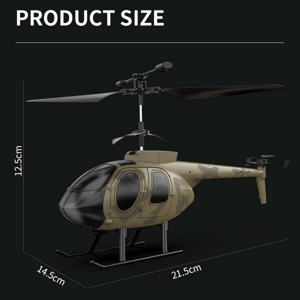 GoolRC RC Helicopter Remote Control Helicopter Toys for Boys 2.4GHz RC Drone Remote Control Plane Gyro Stabilization RC Airplane Altitude Hold Toy Gift for Boys Girls Adults 3 Batteries - Image 6