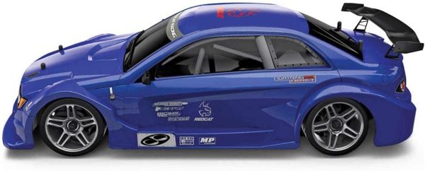 Redcat Racing EPX Drift Car with 7.2V 2000mAh Battery, 2.4GHz Radio and BL10315 Body (1/10 Scale), Metallic Blue - Image 3