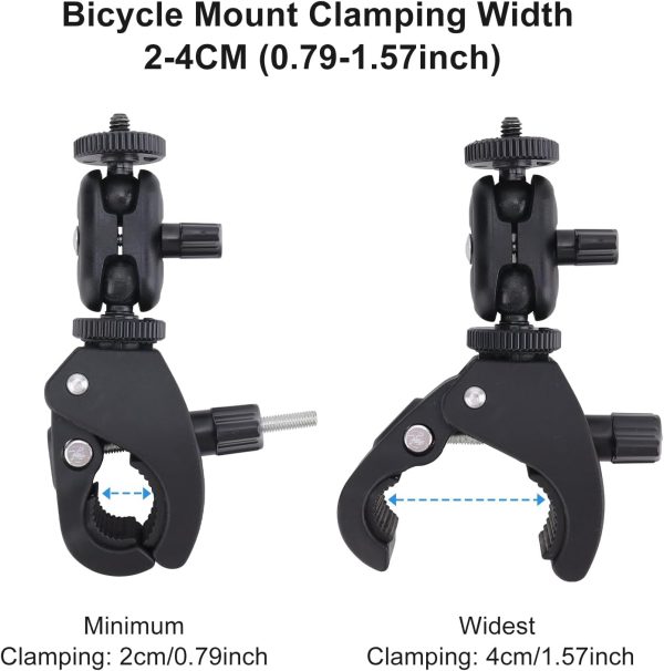 CQT Bike Handlebar Mount Compatible for DJI RC RC2 Remote Control, Bicycle Mount Bracket for Drone Controller Motorcycle Riding Camera Clamp Clip Bike Sports Camera Holder Accessories - Image 7