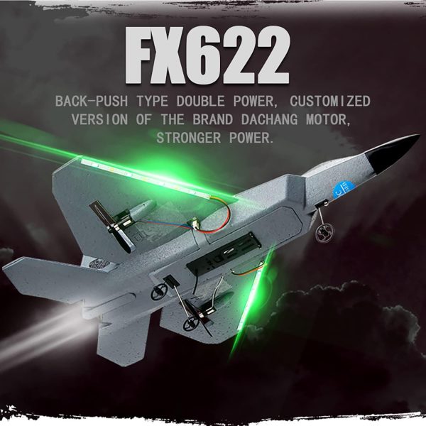 RC Plane Remote Comtrol Airplane RTF RC Plane, 2CH Remote Control Airplane F22 Jet Indoor Outdoor 2.4GHz Radio Control Aircraft for Kids Boys Beginner - Image 3