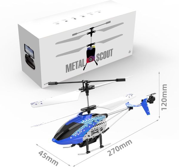 Cheerwing U12S Mini RC Helicopter with Camera Remote Control Helicopter for Kids and Adults - Image 9