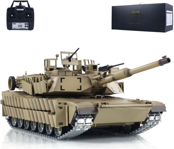 TOUCAN RC HOBBY TD 1/16 RC Military Tank Abrams M1A2 SEP TUSK II Ugrade Wheel Tracks IR BB Model - Image 2