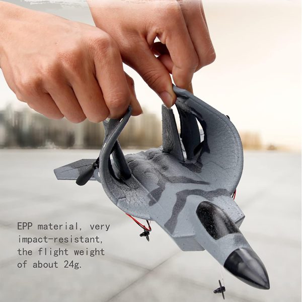 RC Plane Remote Comtrol Airplane RTF RC Plane, 2CH Remote Control Airplane F22 Jet Indoor Outdoor 2.4GHz Radio Control Aircraft for Kids Boys Beginner - Image 5