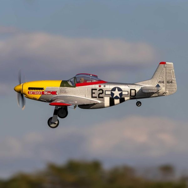 E-flite RC Airplane UMX P-51D Detroit Miss BNF BasicTransmitter Battery and Charger Not Included EFLU7350 - Image 5