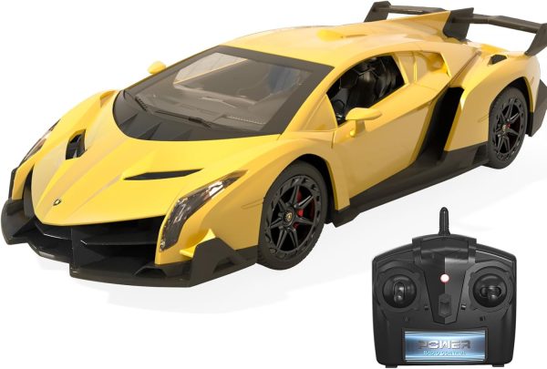 Officially Licensed RC Series, 1:24 Scale Electric Sport Racing Hobby Toy Car Lamborghini Model Vehicle for Boys Girls 3 4 5 6 7 8 9 Years Old Birthday Gifts - Image 2