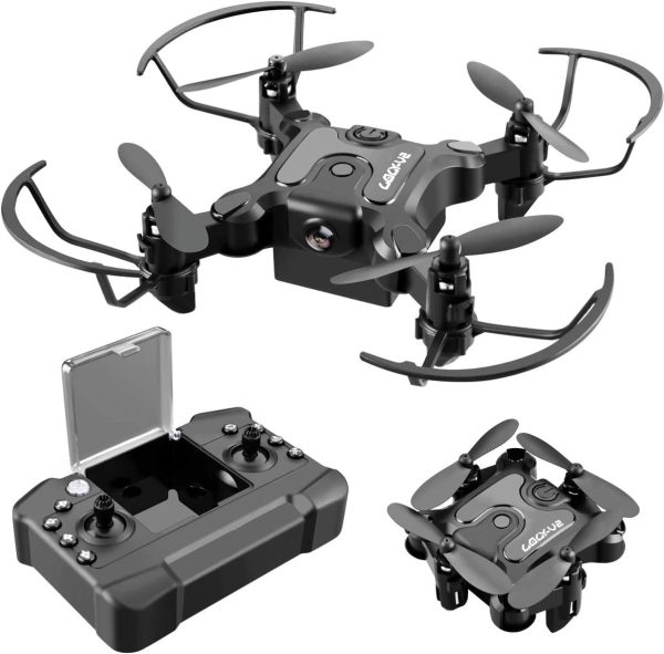 Foldable Mini Drone for Kids Toys,V2 Nano Pocket RC Quadcopter for Beginners Gift,with 3 Batteries,Altitude Hold, Headless Mode,3D Flips, One Key Return,3 Speed Modes,Easy Fly - Image 2