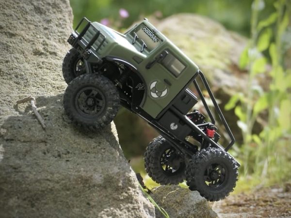 furitek x HobbyPlus CR-18P 2024 T-Hunter (Matte Green) Brushless RTR 4WD Off-Road 1:18 Scale All Terrain RC Rock Crawler Waterproof - RC Cars, RC Crawler Toys Vehicles for Adults (FUR-2557) - Image 10