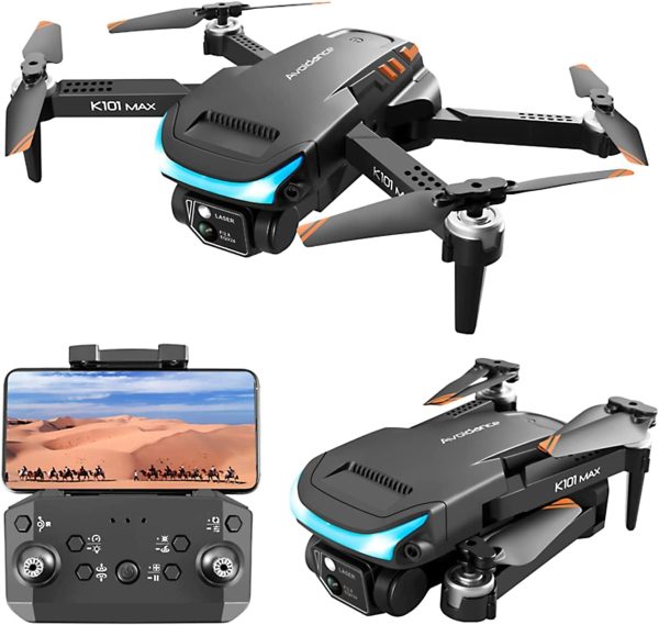 Mini Drone for Adults Beginners with 1080P HD FPV Camera, RC Quadcopter Camera Drone with Altitude Hold, One Key Landing, Obstacle Avoidance, Speed Adjustment, Headless Mode, 3D Flips, 2 Batteries - Image 2